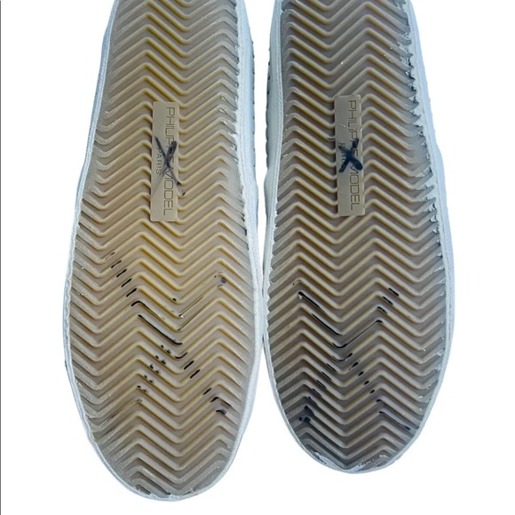 Philippe Mode Paris Canvas Womens Sz 37 US 7 Nude Loafers - Picture 8 of 8